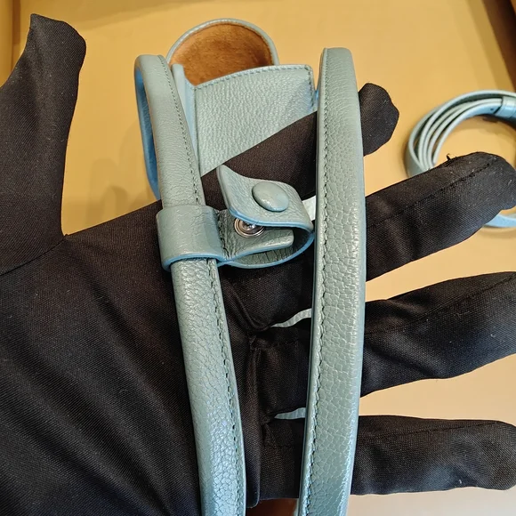 Bottega Veneta Arco Mini Crossbody Bag Blue Green - Picture 7 of 16